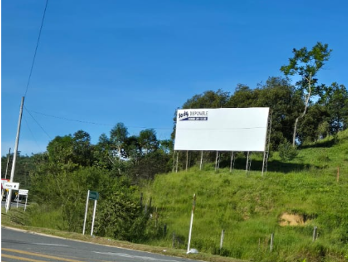 Valla Tradicional en Vía a Porce a Yolombo