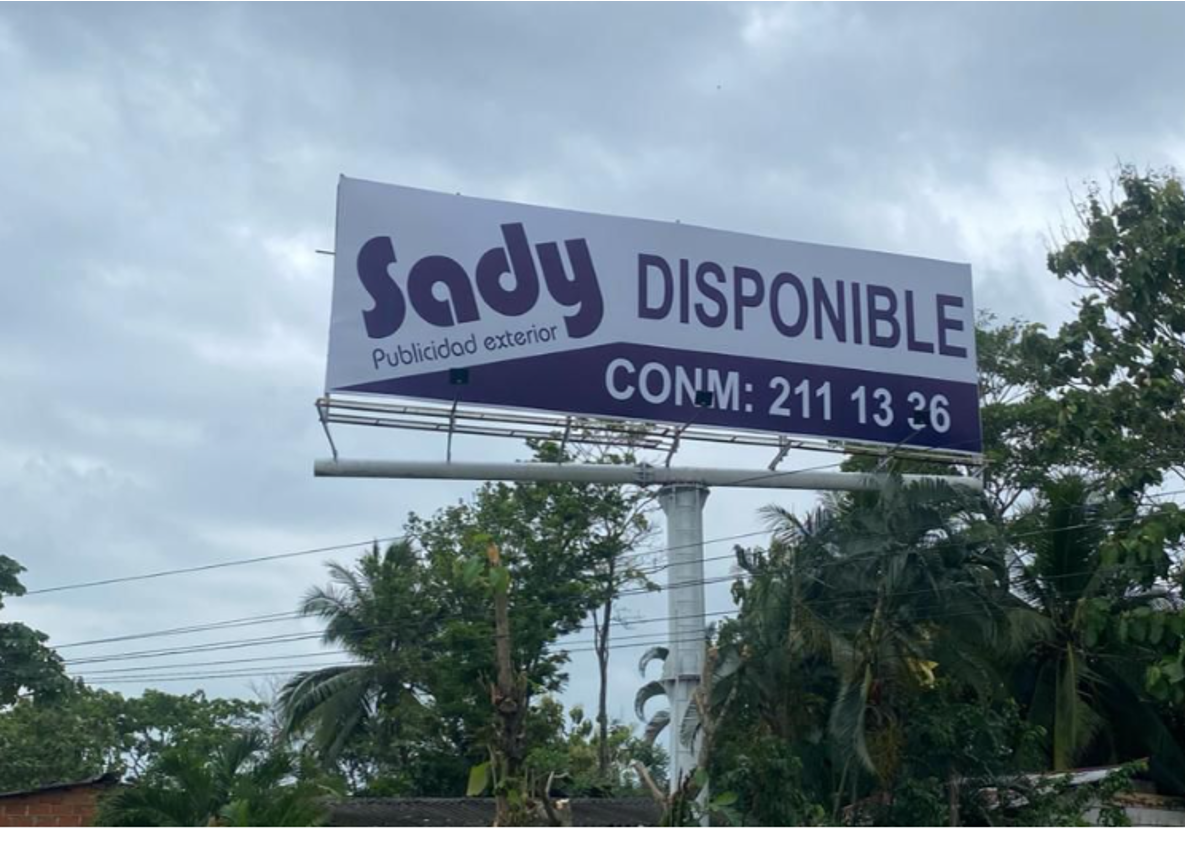 Espacio publicitario Sady - Aeropuerto de Apartadó