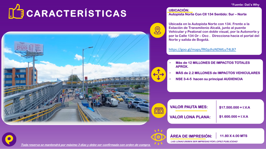 Valla Autopista Norte Con Cll 134