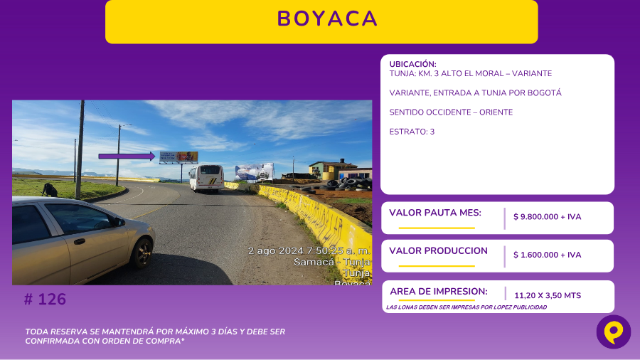 Valla Boyacá #126