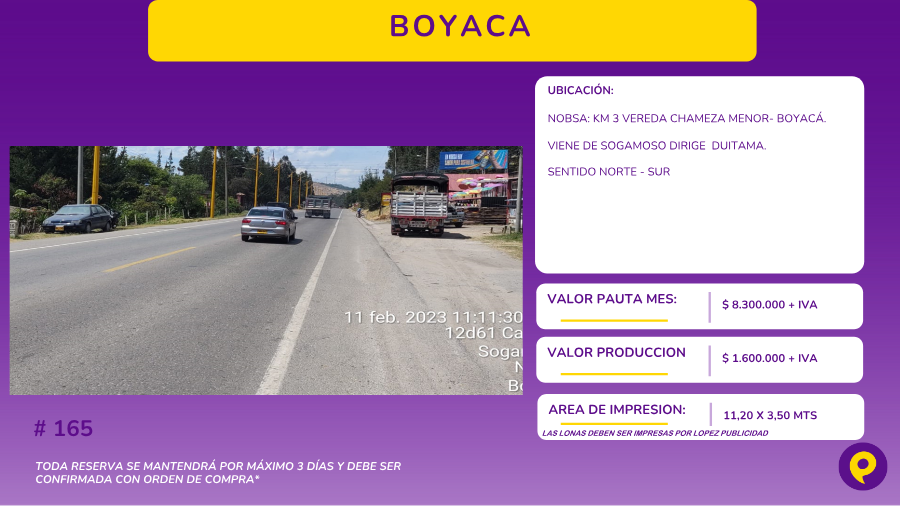 Espacio Publicitario #165