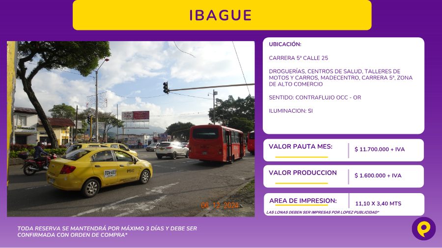 Valla Publicitaria - Ibague — foto 1
