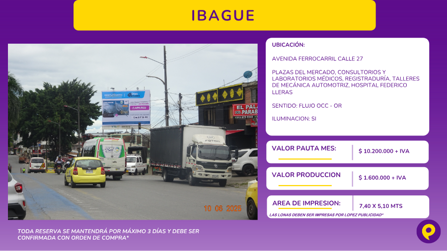 Billboard Avenida Ferrocarril