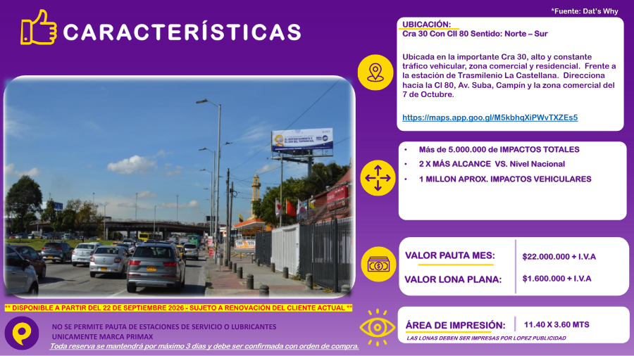 Valla Cra 30 Con Cll 80