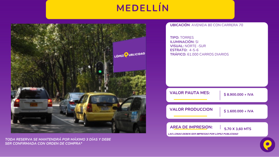 Torre Publicitaria Medellín