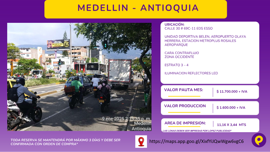 Billboard en Medellín - Antioquia — foto 1