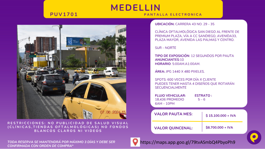 Pantalla Electrónica Medellín