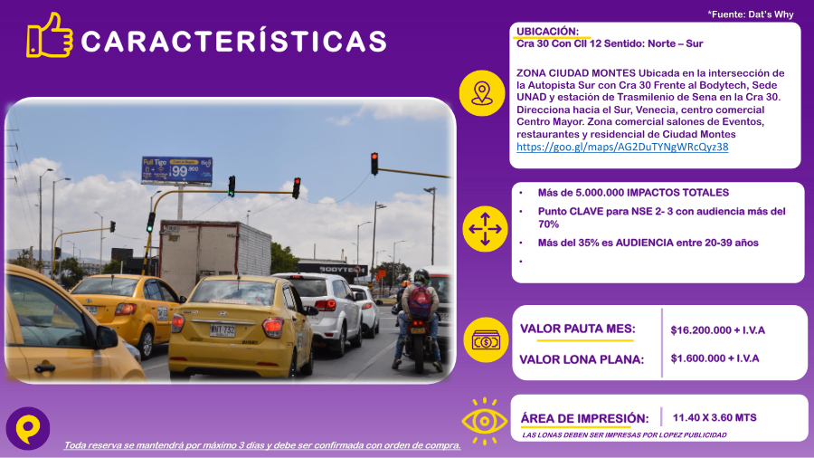 Valla en Ciudad Montes