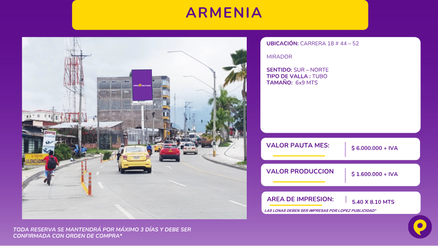 Valla Tubo en Armenia