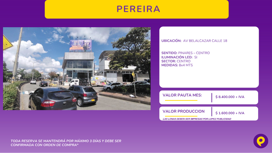 Billboard Avenida Belalcazar