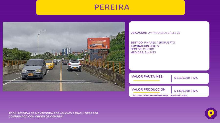 Billboard in Pereira