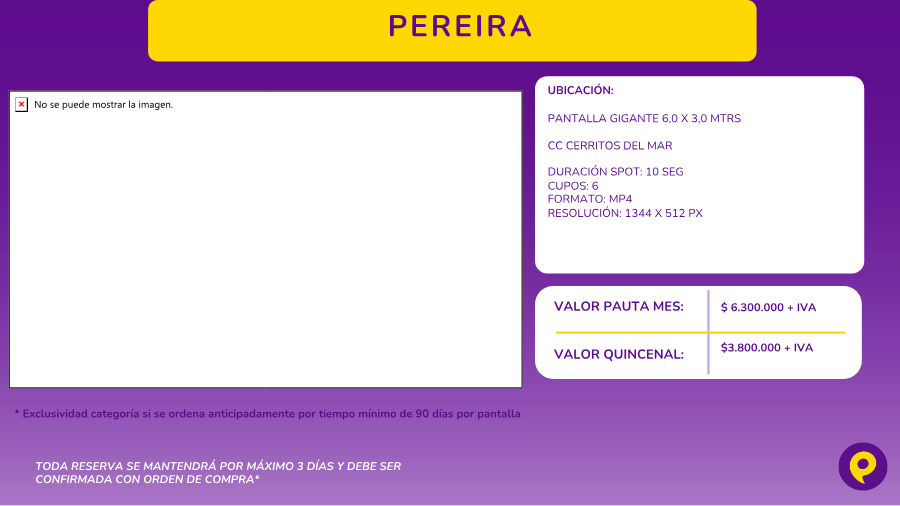 Pantalla Gigante CC Cerritos del Mar