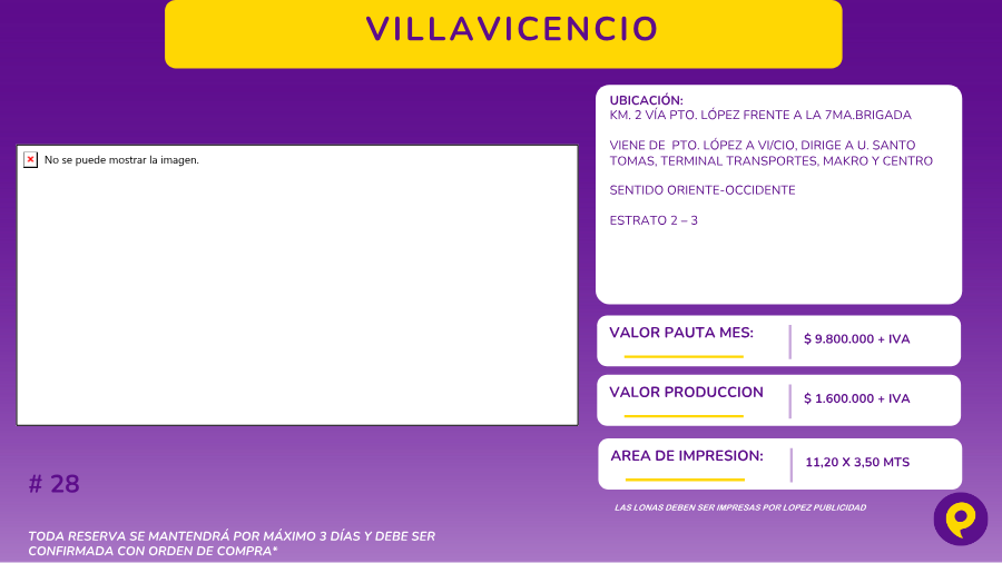 Valla Publicitaria Villavicencio #28