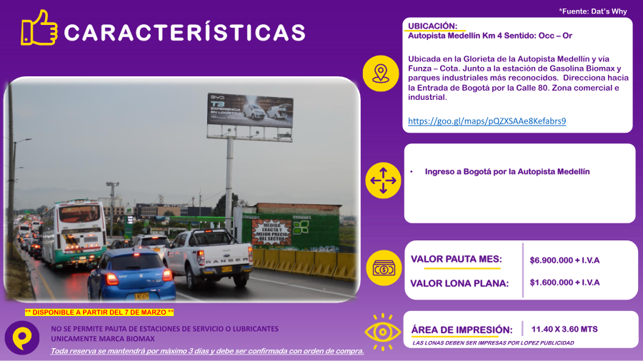 Valla Autopista Medellín Km 4