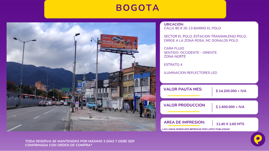 Valla en Barrio El Polo