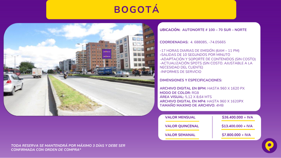 Pantalla Digital Autonorte