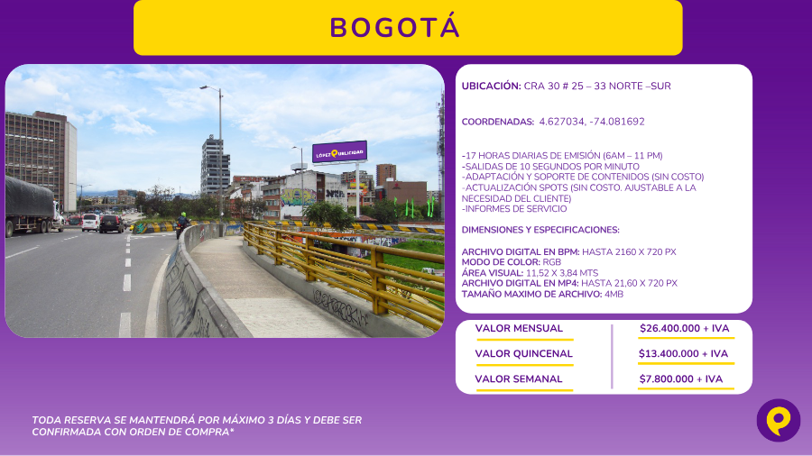 Pantalla Digital en Bogotá