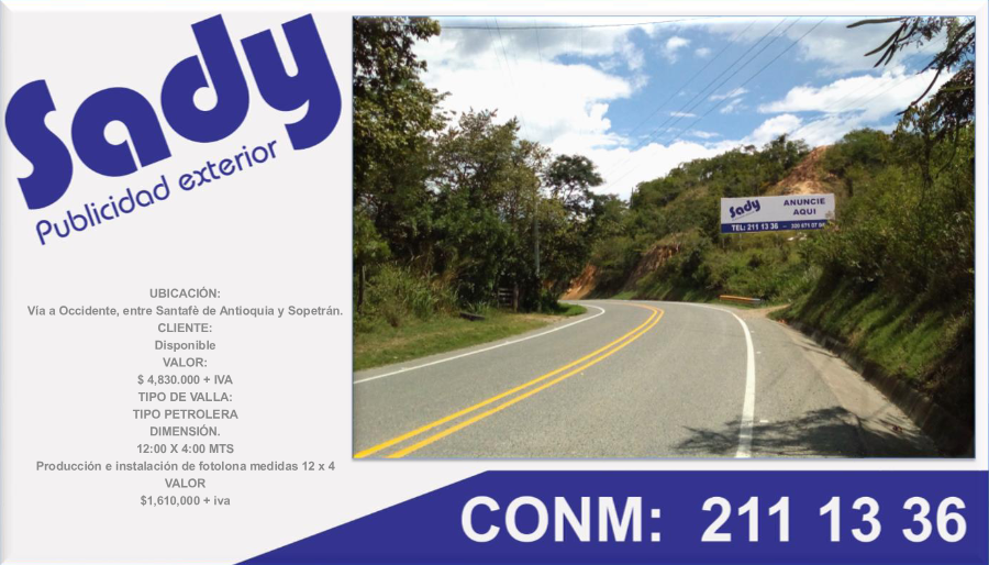 Valla Tipo Petrolera