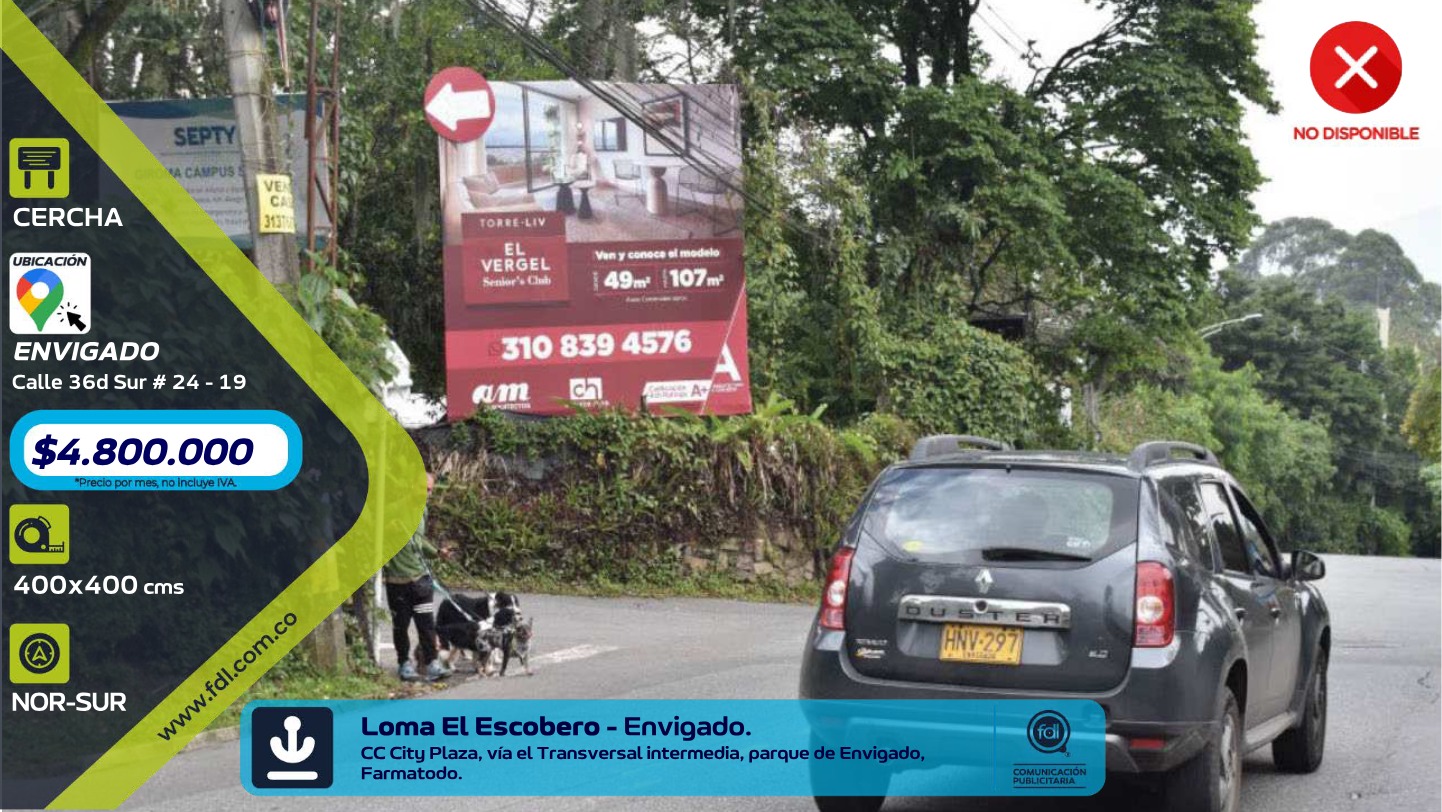 Cercha Iluminada Loma El Escobero · Parque Envigado – Envigado